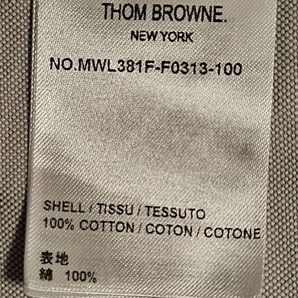 THOM BROWNE Funmix Oxford Oversized Shirt - Picture 8 of 8